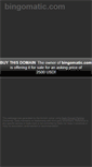 Mobile Screenshot of bingomatic.com